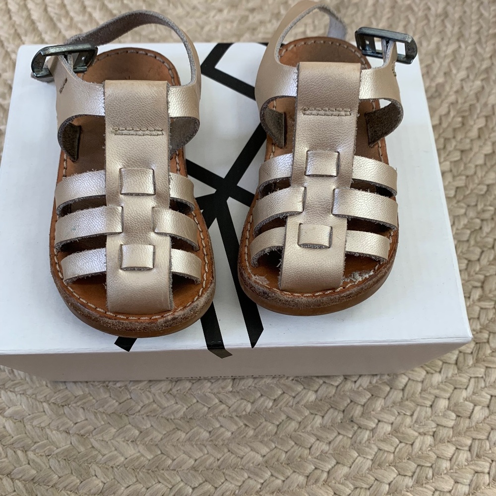 Freshly Picked - Gold Toddler Sandal
